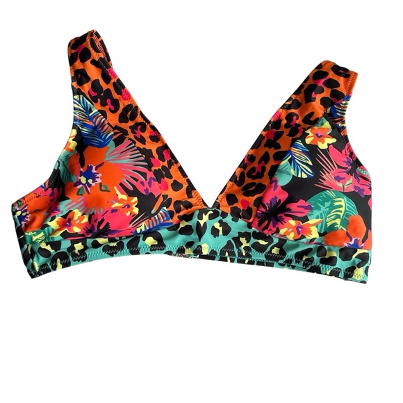 Hilinker Women’s High-Waisted Bikini Cut-Out Sports Crop Top Swimsuit Set, XL - Picture 4 of 14